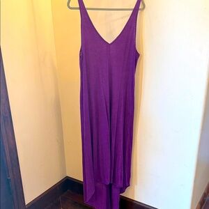 Calypso St. Barth Purple High Low Dress